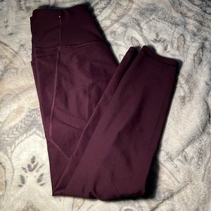 Dark plum leggings